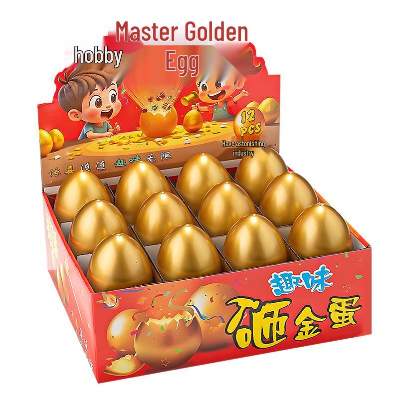 Golden Egg Smash Surprise Game for Kids - Creative Festival Gifts for Boys and Girls