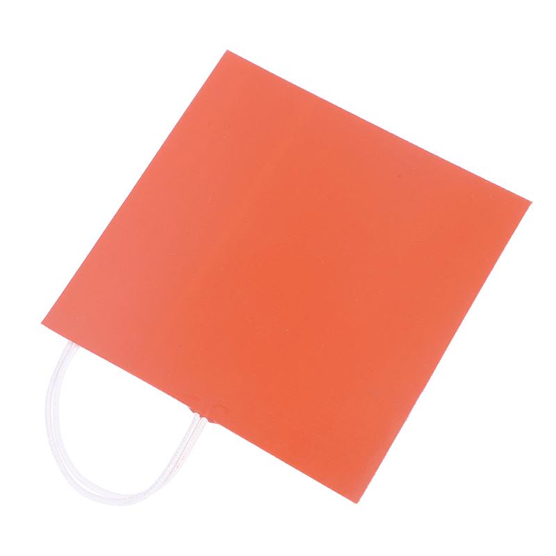 55W 12V 12*12Cm Engine Oil Tank Silicone Heater Pad Rubber Heating Mat Warming