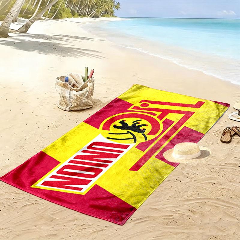 Asciugamano da Spiaggia Union Berlin, Asciugamano Grande Morbido Asciugatura Rapida per Spiaggia Campeggio Nuoto
