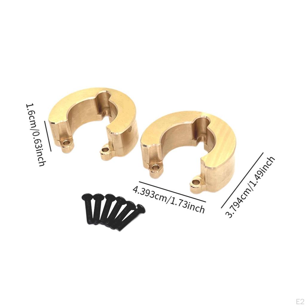 RC Car Wheel Counterweight Internal Professional Brass Crawler Hub