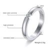 Engagement Ring for Women Stainless Steel Silver Color Gold Color Finger Girl Gift US Size 5 6 7 8 9 10