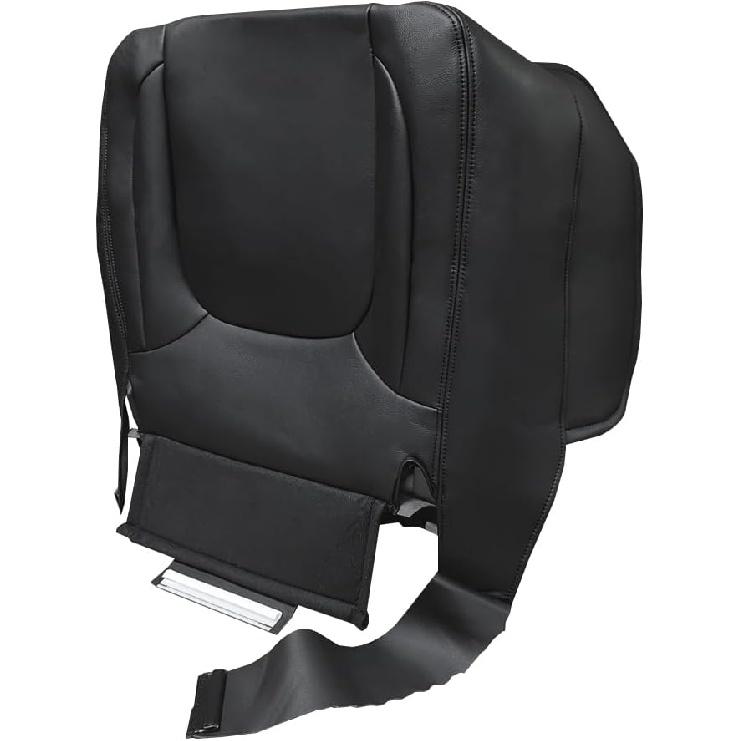 Passenger Side Bottom Replacement Leather Seat Cover Black Compatible with Dodge Ram 1500 2500 3500 SLT 2003 2004 2005