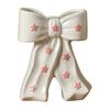 Delicate Desktop Decoration Ceramic Bow Vase with Star, Decorative Flowers Vase, Creative Flower Chic Room Decor Gifts Arrangement Holder for