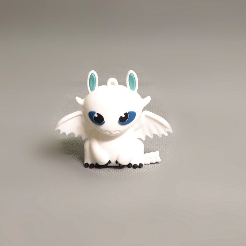 Dragon Taming Master Anime Cartoon Dragon Taming Night Shadow Light White Shadow Toothless Boy Small Ornament Doll Handmade