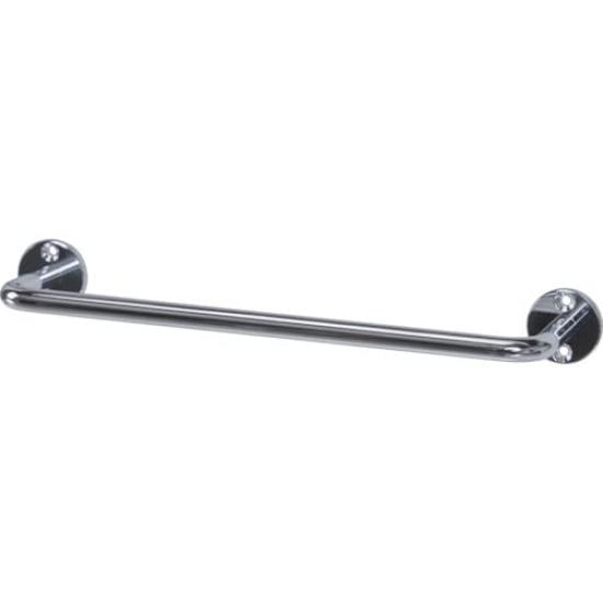 TRUSCO Round Hanging Chrome Rod, Single-Line Rod, Plated, TRSF-1LCM