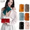 RFID Anti-theft Brush Wallet Long Zipper Women's Wallet European and American Large-capacity Hand-held ID Bag