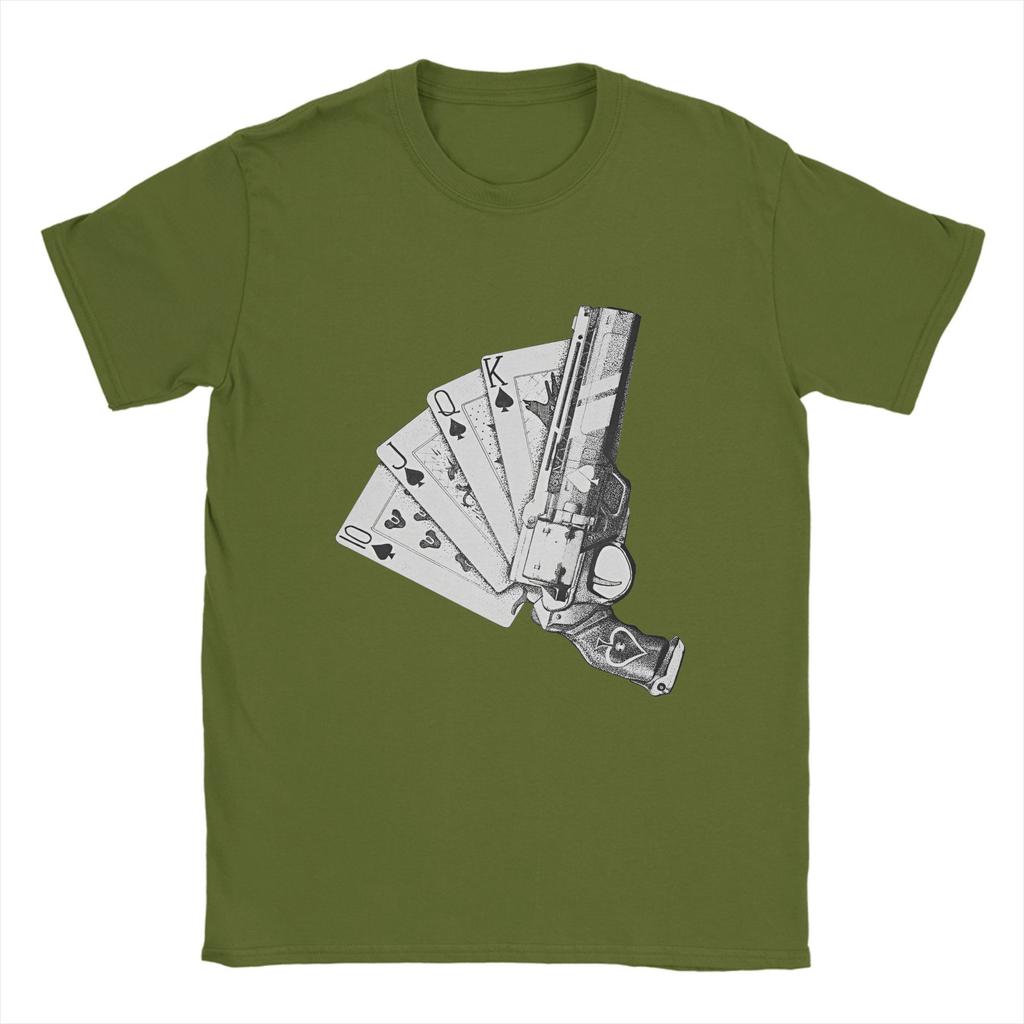 Destiny 2  Pure Cotton T Shirt For Men's Summer Video Game  Y2K Retro T Shirts Round Neck Trending Tees Oversized Hot Sale Tops