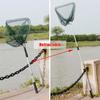 Retractable Landing Fishing Net 190cm-5cm with Telescoping Pole Handle Foldable Freshwater Fish Catching Releasing