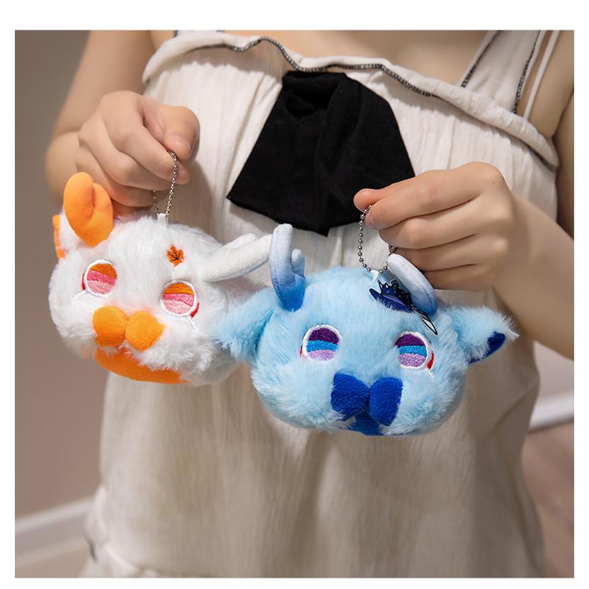 10cm Funina Doll Pendant Genshin Impact Surrounding Fengyuan Manye Dartalia Fan Cat Dumpling Two-dimensional Cute Plush Toy Pendant