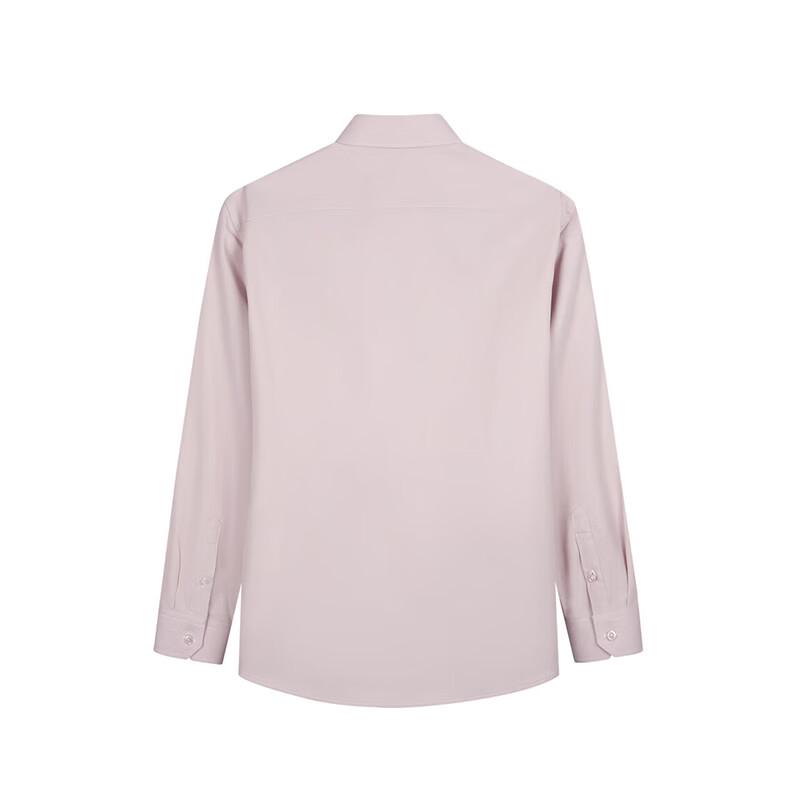 TRIES Men's Solid Long-Sleeve Shirt
