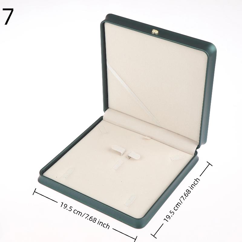 Boîte à Bijoux Bague Cuir PU Organisateur de Bijoux Bague Boucle d'Oreille Collier Pendentif Boîte Présentoir Cadeau Proposition Fiançailles Mariage