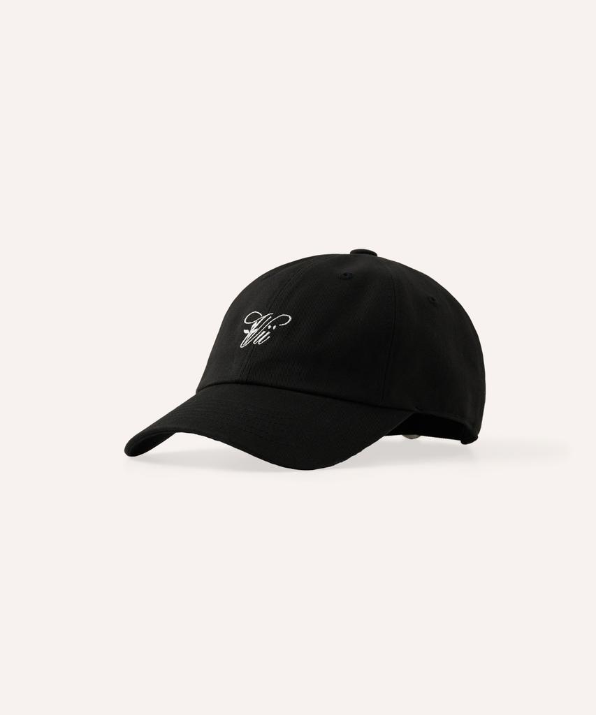 Bibeleude Embroidered Cotton Ball Cap 002 Black