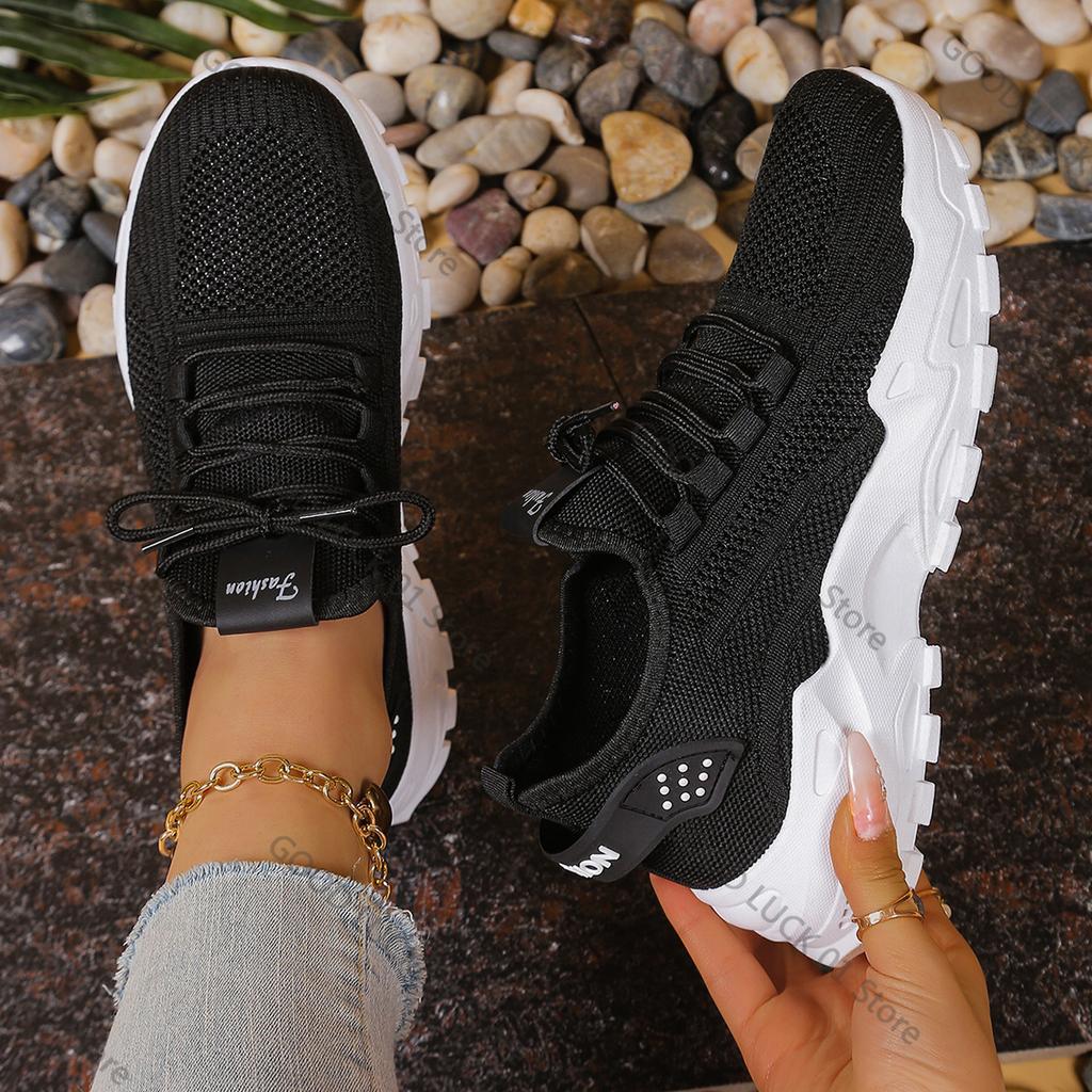 Fashion 2025 Women's Summer Fashion New Trend Women's Shoes Mesh Breathable Platform Soles Vintage Forrest Gump Shoes Korean Trainers.