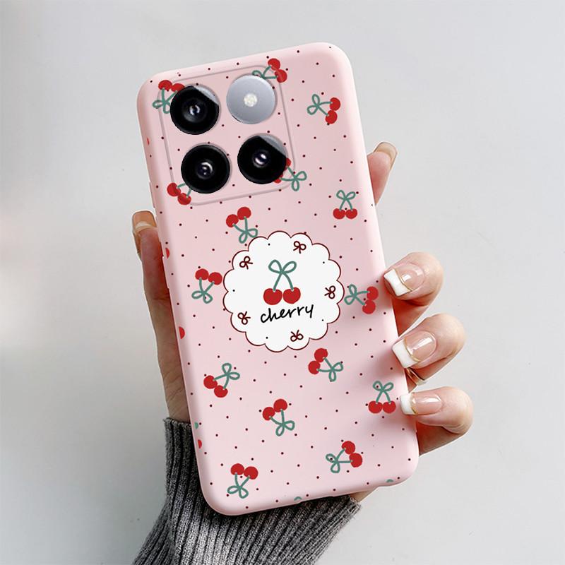 For Xiaomi Mi 14T Pro Case Cute Cartoon Cat Dog Fox Painted Cover Silicone Phone Case For Xiaomi 14T Pro 14TPro Mi14T Soft Funda