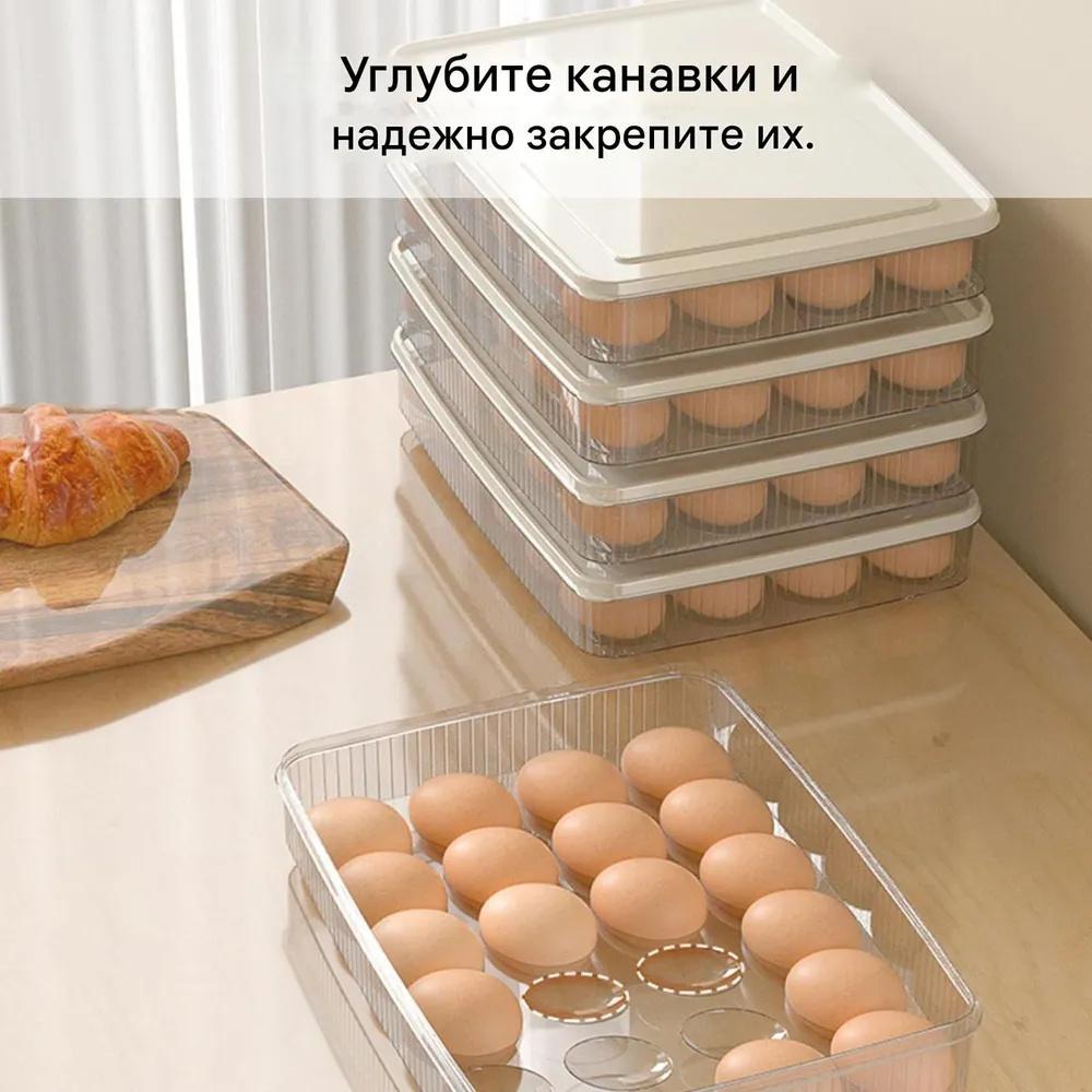 Egg Storage Box For Refrigerator, Food Grade, For Preservation.