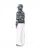 Aakam Contrast Logo Zip-Up Hoodie (Gray)
