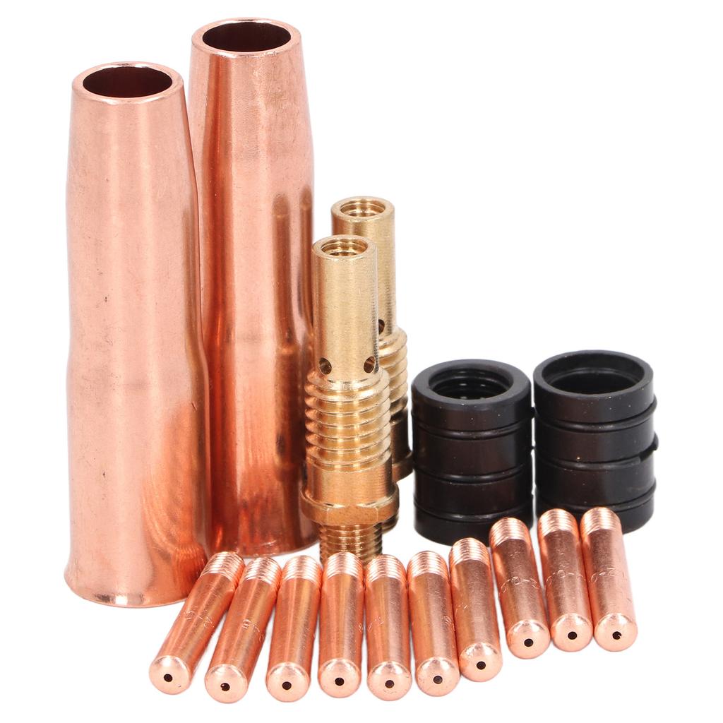 16Pcs MIG Welding Gun Accessory Kit Tip Nozzle Diffuser Adapter Torch Consumables for 200250 M7