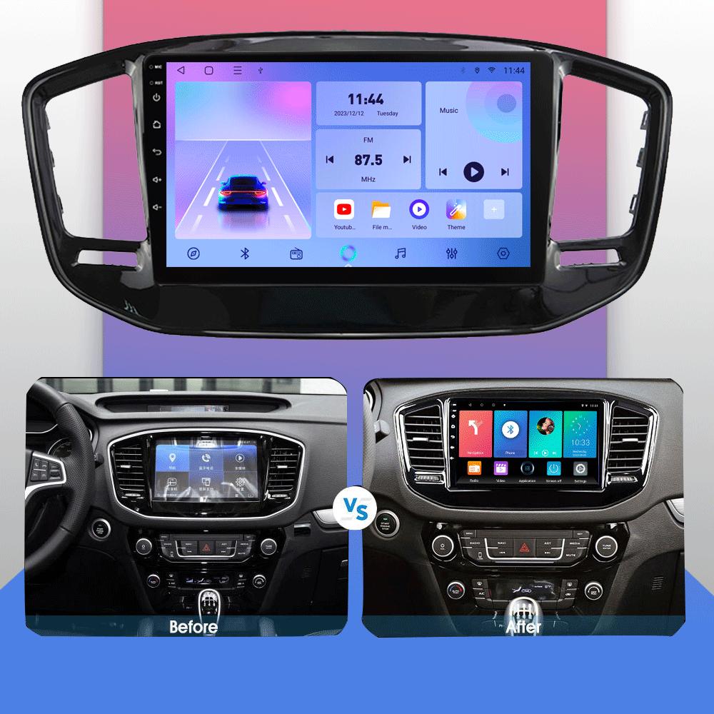 Car Radio Android Auto Carplay For Geely Emgrand X7 Vision X6 2014 - 2020 Multimedia Player Head Unit Stereo GPS Navigation BT WIFI 1+16GB
