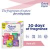 Odonil Bathroom Air Freshener Zipper 10g X 3 Long Lasting Fragrance Blocks For Fresh Home Citrus Jasmine Lavender