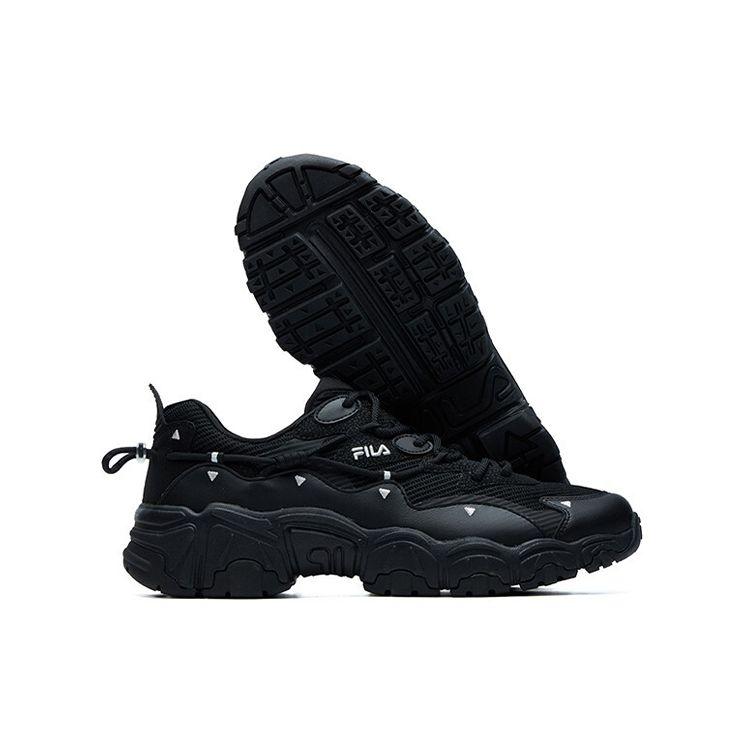 Fila Cat Paw 2 Modern Chic Fabric Synthetic Leather Tpu Comfortable Versatile Low-Top Dad Sneakers Men sneakers Black F12M124144FBK