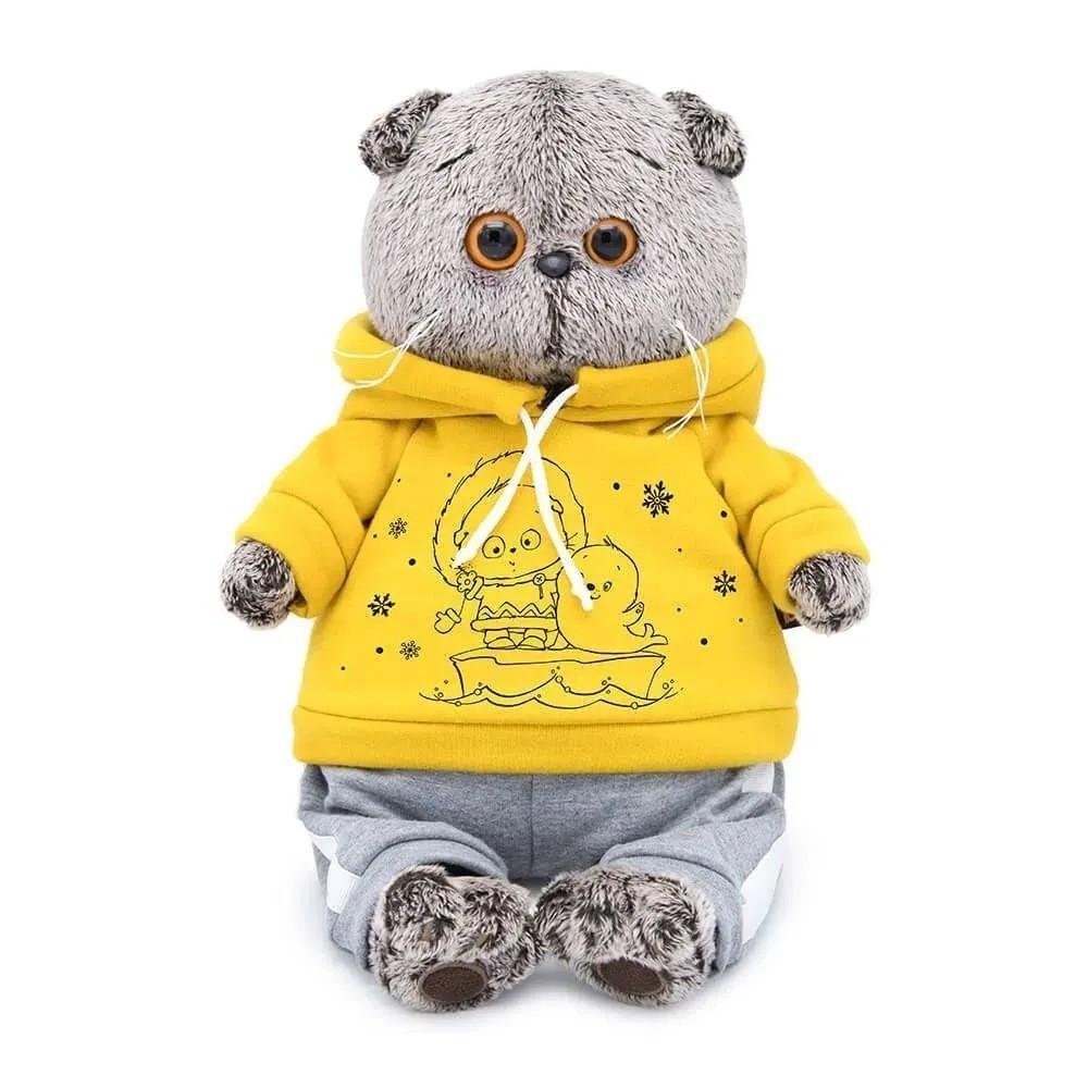 

Плюшевая кукла Buddiba Мягкая игрушка Кот 20cm жёлтый