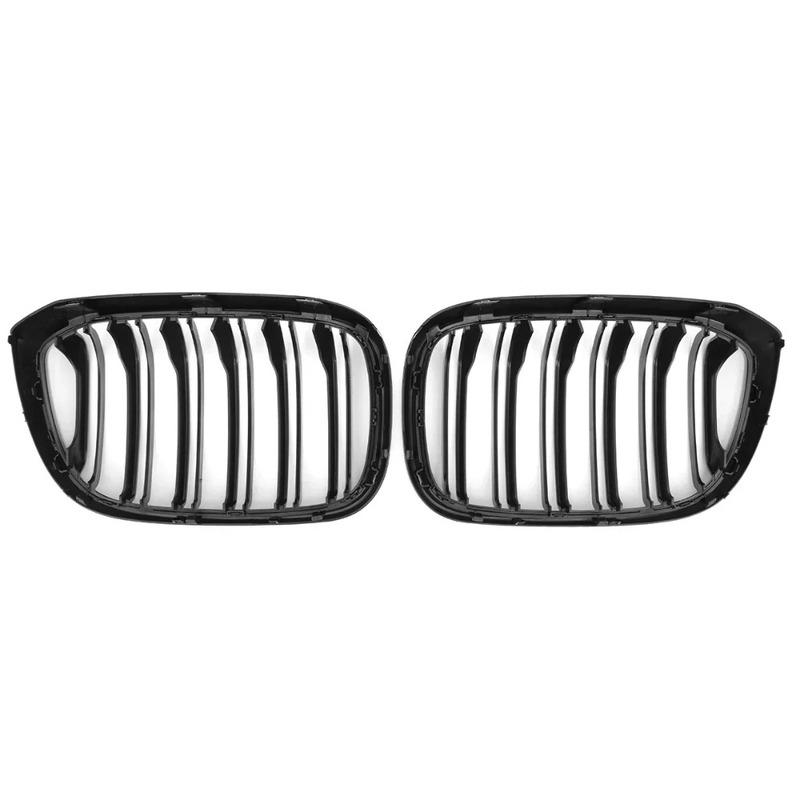 Glossy Black Car Front Kidney Replacement Grille Grill For BMW G01 G08 X3 G02 X4 2018- Front Grille Racing Grills