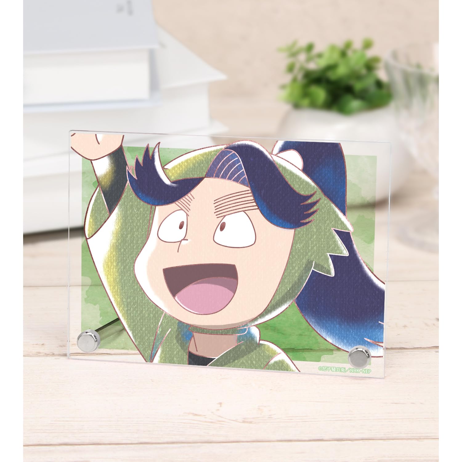 

Nintama Rantaro Urakaze Touchi Ani Art aqua label 2nd edition A6 acrylic panel