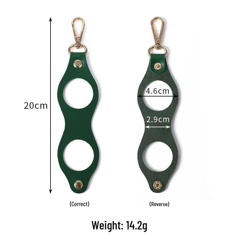 Leather Waist-Hanging Golf Ball Pouch
