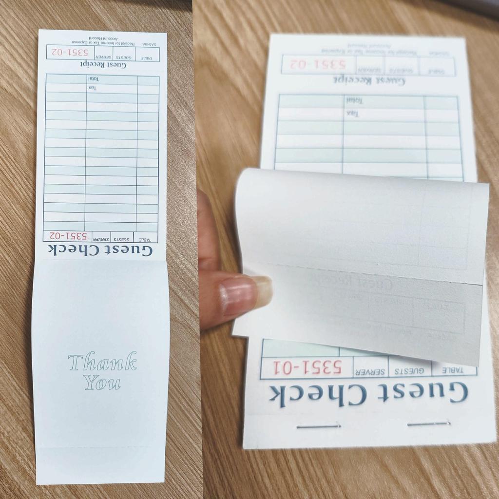 Customizable Foreign Trade Invoice: English Versions in Two, Three, and Four Parts for Menu, Delivery, and Sales Slips.