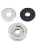 For Workshop Color as Picture Angle Grinder Flange Nut Grinder Flange Nut Set Hole Opener Gasket Manual Measurement Deviation