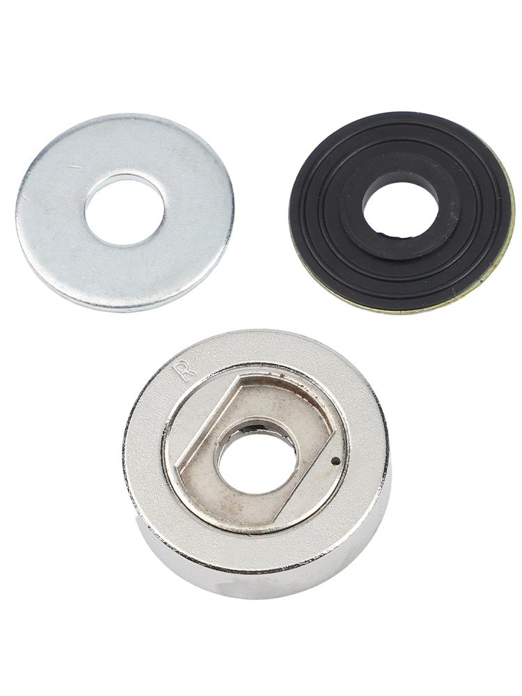 For Workshop Color as Picture Angle Grinder Flange Nut Grinder Flange Nut Set Hole Opener Gasket Manual Measurement Deviation
