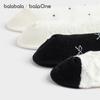 Balabala Girls' Mid-Calf Cotton Socks (4-Pack)