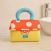 Large Capacity Handheld Cosmetic Case Oxford Cloth Toiletry Bag Kawaii Mushroom Makeup Bag  Outdoor