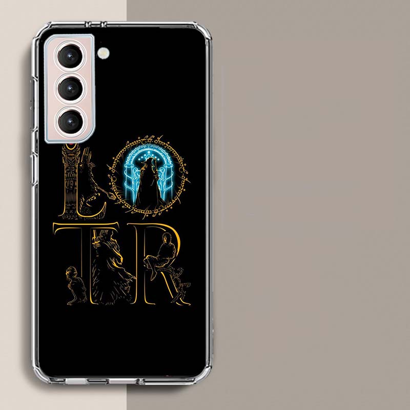 The L-Lord of the R-Rings Phone Case For Samsung Galaxy S25 Edge S24 S23 FE S21 S20 S10 Plus S22 S26 Ultra Cover Clear Cases TPU