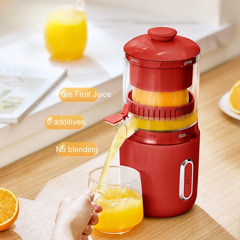 Přenosný odšťavňovač velkého kalibru Odsávačka pomeranče a citronu Oddělování šťávy ze strusky Automatické spirálové hnětení Pomalé výlisky Dobíjecí