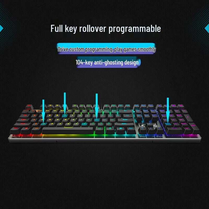 Rapoo V700RGB Alloy Edition Wired Mechanical Keyboard
