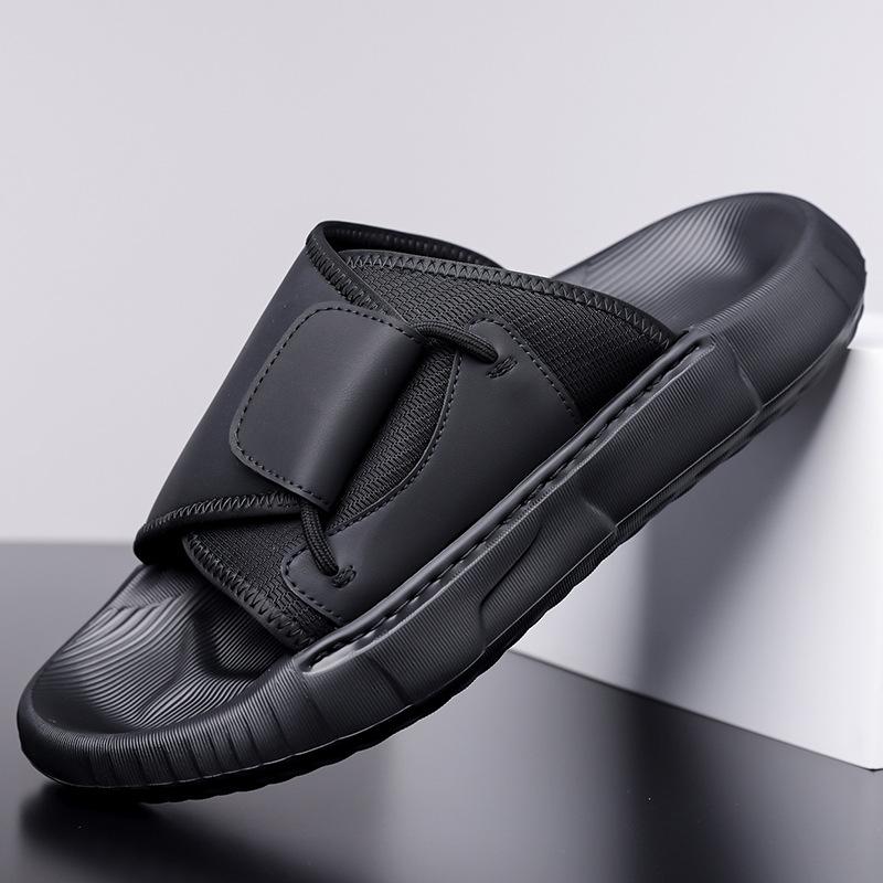 Men's slippers summer fashion casual wear comfortable soft-soled youth outdoor dual-purpose beach shoes