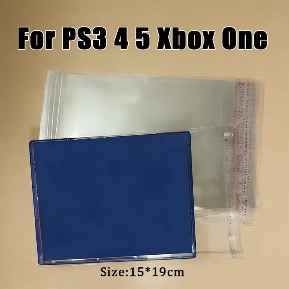 100pcs Dustproof Game Disc Protective Bags for PS1 2 3 4 5 NS NS2 Wii Xbox360 3DS NDS