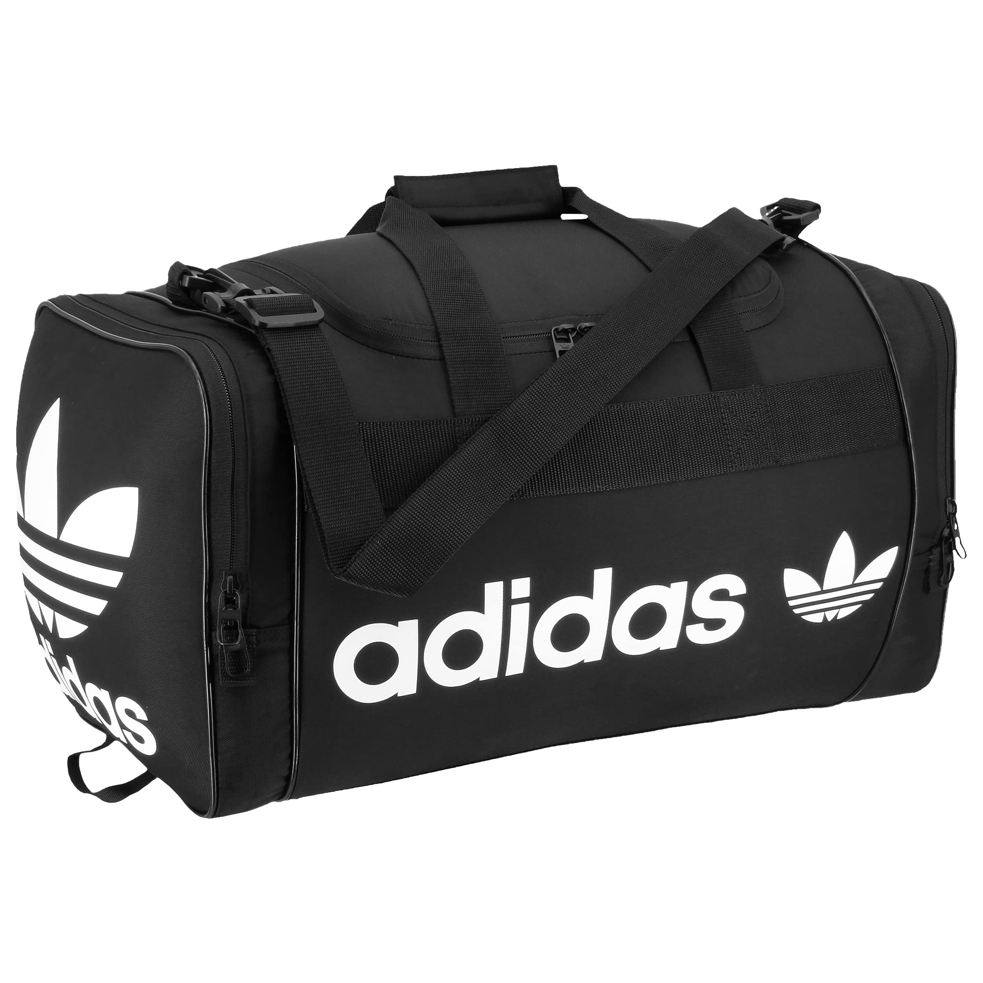 

adidas Originals Santiago II Duffel White Bag, Black, [Used]