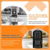 Ice Cream Maker Dust Cover Kitchen Appliance Protective Cover with Handle and Pockets Waterproof Ice Cream Making Machine Cover