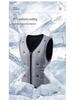 Unisex Summer Cooling Vest with Ice Water Circulation