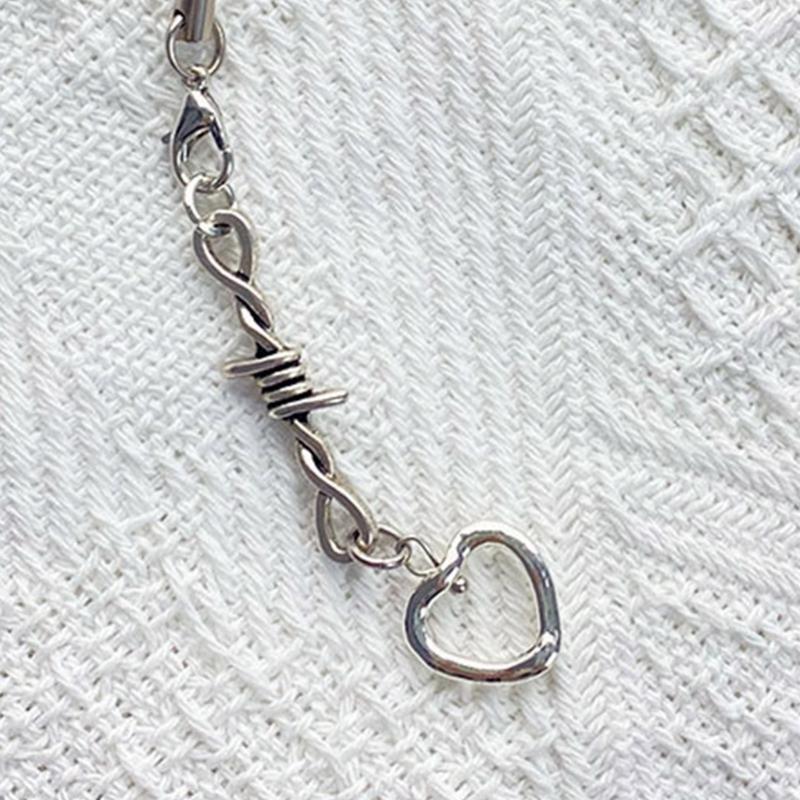 Lovely Rose Bowknot Heart Phone Charm Straps Car Keys Hanging Pendants Bag Decoration Lanyard Women Purse Accessories