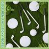 Estune 12 Pcs Ballpoint Pens and 12 Pads Sticky Notes Cool Party Favors Mini Decorative Pens Funny Sports Club Props Black Gel Ink for Office