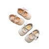 Summer Girl Child Year Old Single Shoes Leather Shoes Princess Shoes 1 Year Old Baby Crystal Shoes 2025 New Shining Spring and Autumn