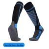 Merino Wool Knee-High Ski Socks: Thick, Warm, Non-Slip, Sweat-Absorbent for Men & Women.