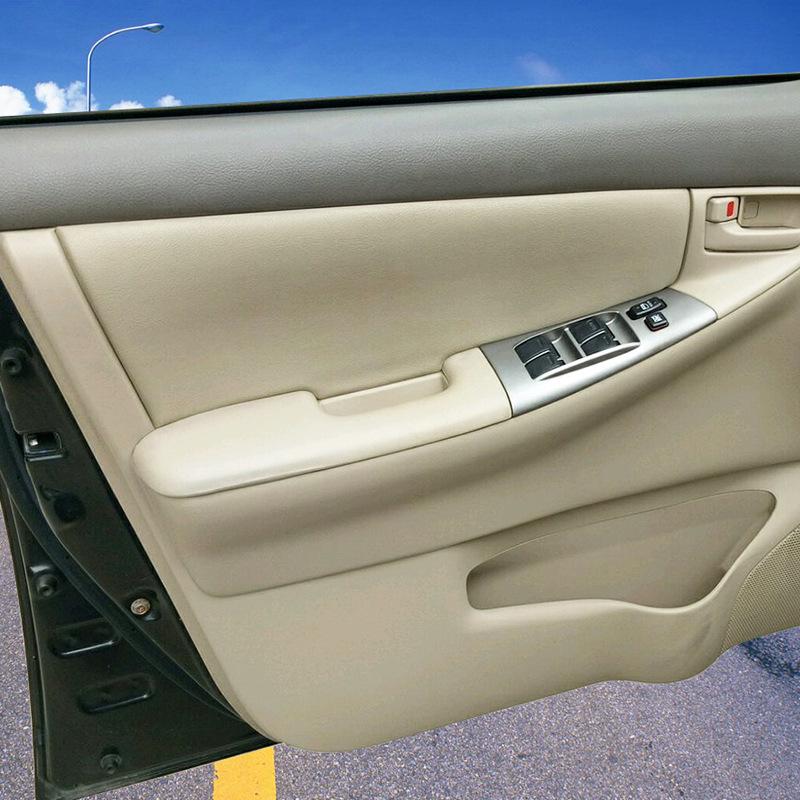 

Кожаная накладка на дверную панель и подлокотник для Toyota Corolla 2002-2015 гг. Улучшение интерьера