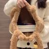 Fluffy Autumn and Winter Shoulder Bag Cute Bag Girl Soft Cute Chichtiti Plush Doll Bag Girl