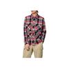 Timberland Plaid Point Collar Button Drop Shoulder Long Sleeve Shirt Men shirts Red TB0A6J5KE091