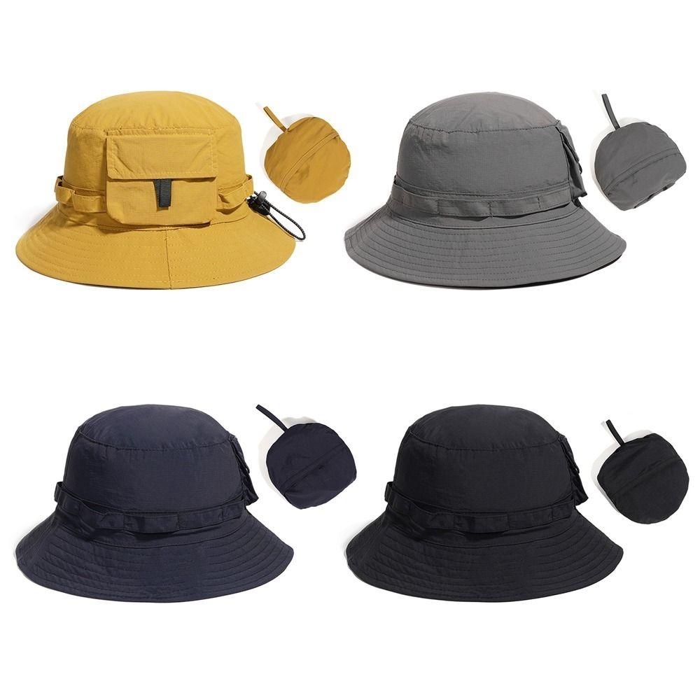 

Anti-UV Fishing Cap Trendy Sunscreen Hat Fashion Beach Hat Summer чорний
