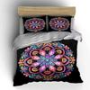 Mandala Pattern Three-Piece Set Soft Comfortable Duvet Cover Bedding Set Included 1*Duvet Cover & 2*Pillowcases, Gift